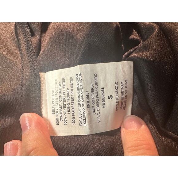 Sequin Hearts / A-Line / Tent / Long Sleeve / Knee Length / Black / Small gorg! - Picture 4 of 5